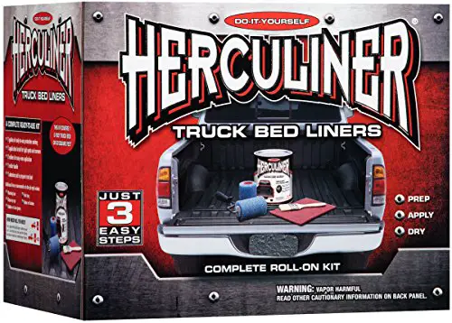 Herculiner Black 6-foot Truck Bed Roll-On Bed Liner Kit