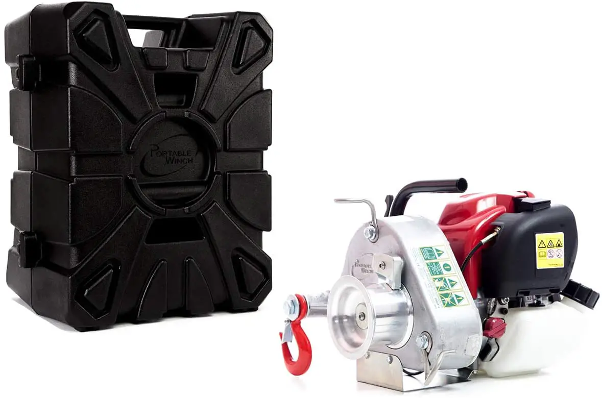 Portable Winch Multi-Purpose Gas-Powered Capstan Winch Kit