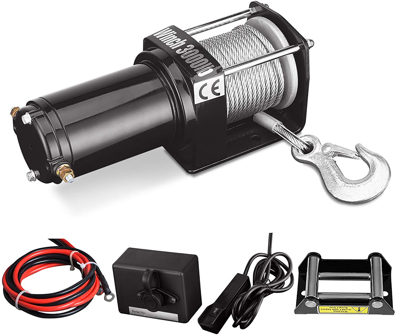 U - MAX 12V 3000LBS Electric Winch