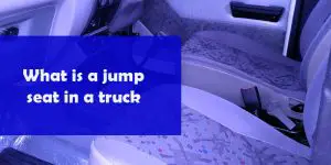 What is a jump seat in a truck