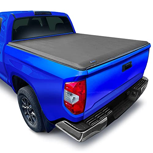 Tyger Auto T1 Soft Roll-up Truck Bed Tonneau Cover Compatible with 2022-2023 Toyota Tundra | 5.5' (67") Bed | TG-BC1T9062