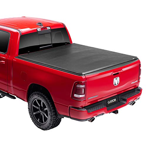 GATOR ETX Soft Tri-Fold Truck Bed Tonneau Cover | 59421 | Fits 2019 - 2023 Dodge Ram w/o multifunction (split) tailgate 5' 7" Bed (67.4")