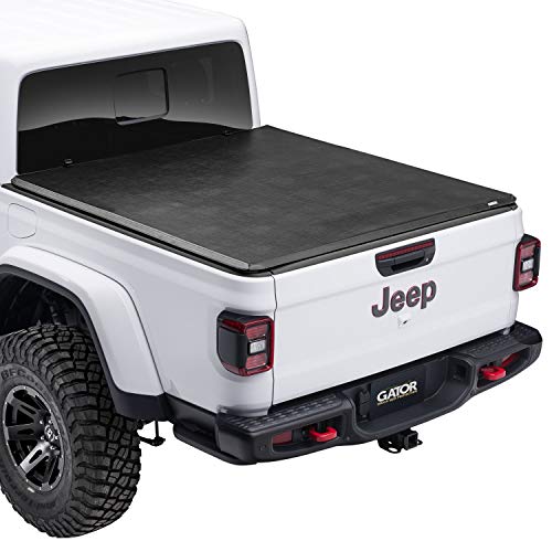 GATOR ETX Soft Tri-Fold Truck Bed Tonneau Cover | 59701 | Fits 2020 - 2023 Jeep Gladiator (JT) w/o track rail 5' Bed (60")