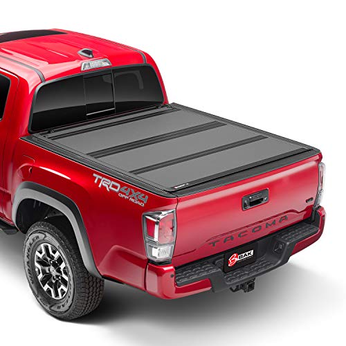 BAK BAKFlip MX4 Hard Folding Truck Bed Tonneau Cover | 448406 | Fits 2005 - 2015 Toyota Tacoma w/ OE track system 5' Bed (60.3")