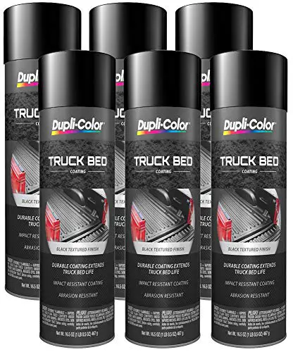 Dupli-Color (TR250-6 PK Black Truck Bed Coating - 16.5 oz. Aerosol, (Case of 6)